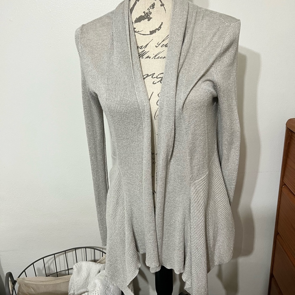 Beautiful Champagne color with sparkles sweater size medium